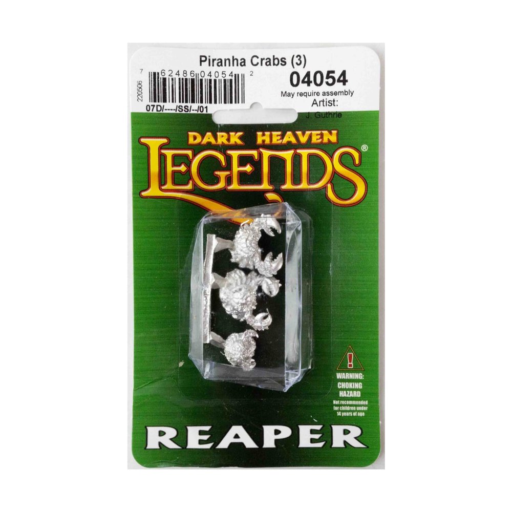 Dark Heaven Legends Piranha Crabs Miniature 25mm Heroic Scale Figure Reaper Miniatures
