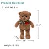 Adorlynetty 11.4 Small Teddy Bear with Heart Cute Brown Teddy Bear Stuffed Animals Soft Stuffed Bear Plush Bear Plushie Toys Gifts for Girlfriend Boyfriend Kid view 3