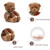 Adorlynetty 11.4 Small Teddy Bear with Heart Cute Brown Teddy Bear Stuffed Animals Soft Stuffed Bear Plush Bear Plushie Toys Gifts for Girlfriend Boyfriend Kid view 4
