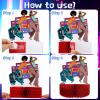 6 Pcs 70s Disco Honeycomb Centerpieces Paper 80s 90s Theme Party Supplies Decorations for 70's Boogie 1970s Birthday Hippie Party Favors Birthday Hip Hop Props view 3