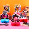 6 Pcs 70s Disco Honeycomb Centerpieces Paper 80s 90s Theme Party Supplies Decorations for 70's Boogie 1970s Birthday Hippie Party Favors Birthday Hip Hop Props view 4