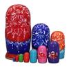 QQWW Nesting Dolls Russian Nesting Dolls 10 Piece Cute Hand Painted Russian Matryoshka Great Toy Gift for Girls Boys' Birthday Or Home Decor Best Wishes Gift view 2