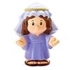 F-Price Replacement Figure for Fisher-Price Little People Nativity Set - DPX53 ~ Replacement Figure of Mary Dressed in Blue, Blue, White, Brown view 1