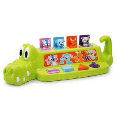 BOLEY Toddler Activity Center - Roo Crew Animal Alligator Interactive Learning Toy - Learn Colors, Shapes and Numbers - Toddler Interactive Playset  Ages 2 and Up