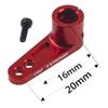 2Pack ShareGoo Metal 25T Servo Horn 25 Teeth Steering Arm Compatible with Futaba Savox Power HD Servos Motor Replacement for 1/8 1/10 RC Off-Road Crawler Drift Racing Car (Red) view 4