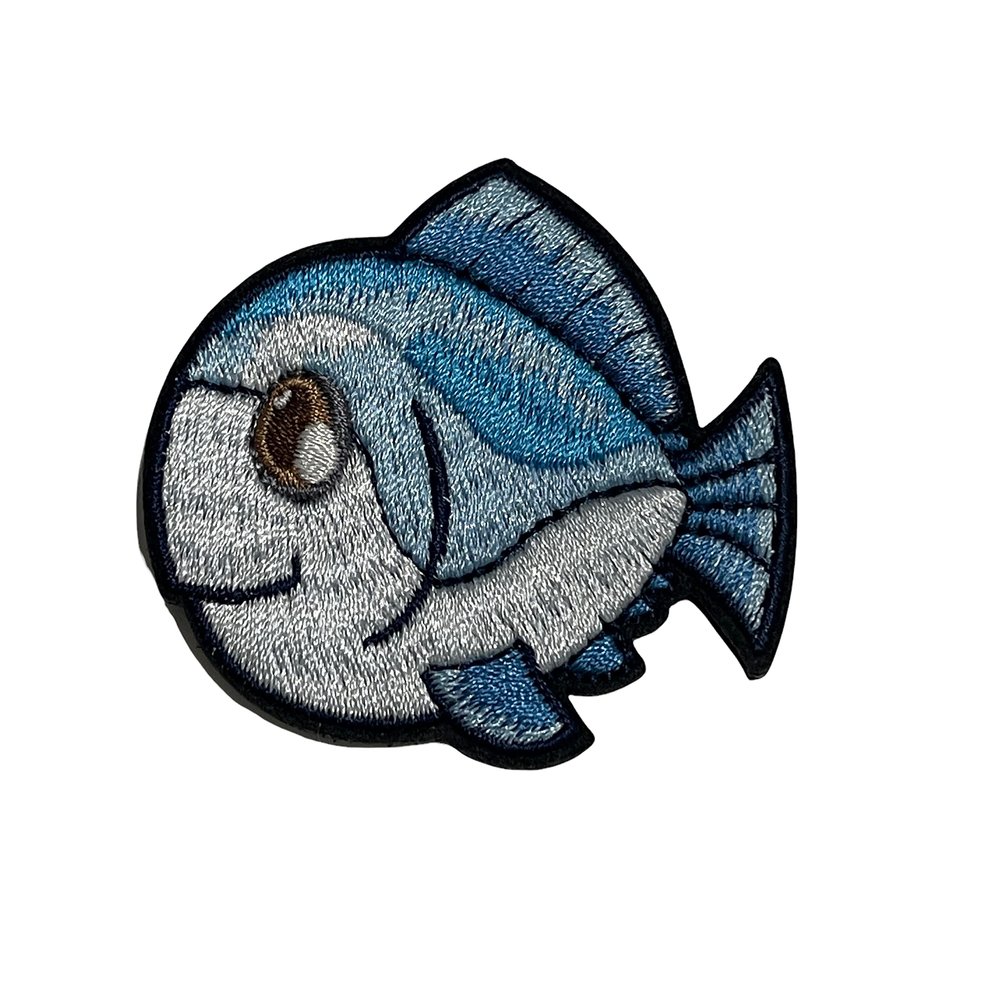 Kids Collection Sealife #10 Tuna Fish Embroidery Morale Patch