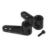 2Pack ShareGoo Metal 25T Servo Horn 25 Teeth Steering Arm Compatible with Futaba Savox Power HD Servos Motor Replacement for 1/8 1/10 RC Off-Road Crawler Drift Racing Car (Black) view 2