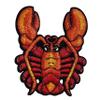 Kids Sealife #12 Lobster Hummer Embroidery Morale Patch view 1
