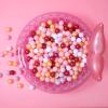GOGOSO Ball Pit Balls for Toddler, Baby Plastic Playballs Kids Soft Pastel Pelotas Non-Toxic BPA-Free,Pink+Gold+White+red+Purple,100 Balls view 1