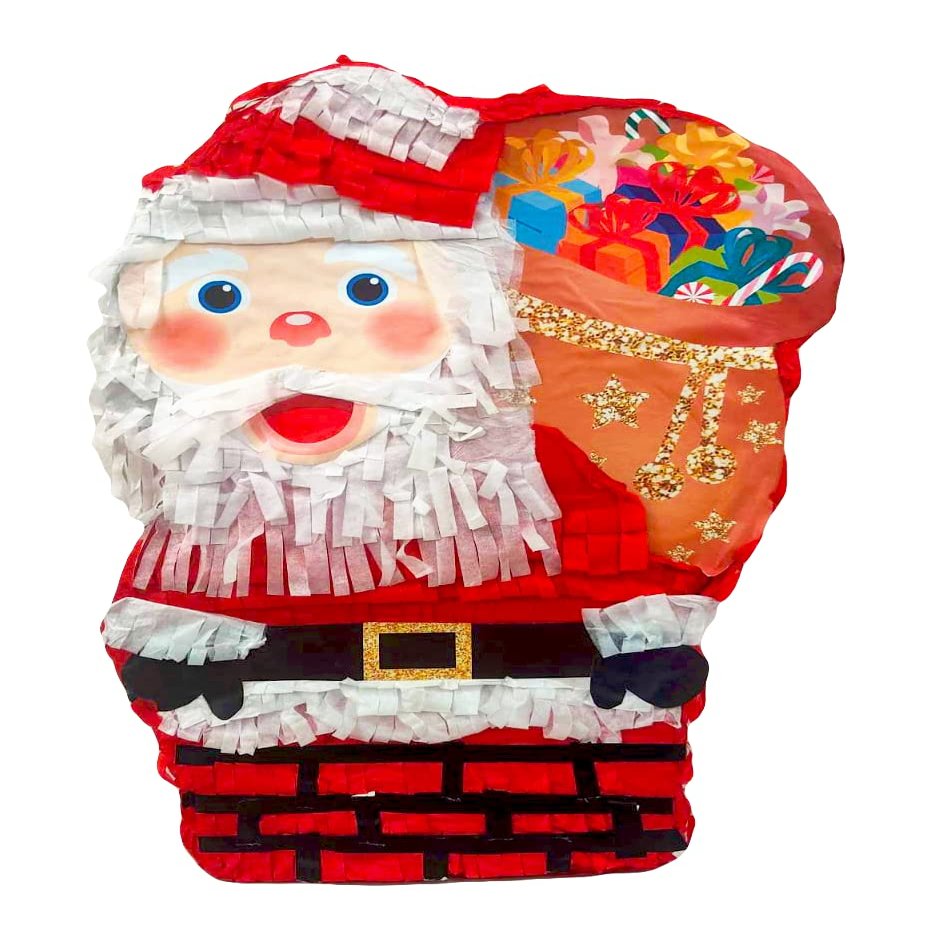 Santa Claus in Chimney Christmas Pinata For Christmas Party Decoration and Party Celebrations