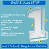 3FT Mosaic Balloon Frame Number 1 Light Up Numbers Pre-Cut Kit Thick Foam Board Decoration for Birthdays Anniversary Baby Shower view 2