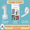 3FT Mosaic Balloon Frame Number 1 Light Up Numbers Pre-Cut Kit Thick Foam Board Decoration for Birthdays Anniversary Baby Shower view 3