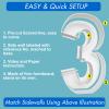 3FT Mosaic Balloon Frame Number 3 Light Up Numbers Pre-Cut Kit Thick Foam Board for Birthday Decoration view 2