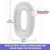 3FT Mosaic Balloon Frame Number 0 Pre-Cut Kit Thick Foam Board Decoration for Birthdays Anniversary Baby Shower view 4
