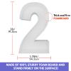 3FT Mosaic Balloon Frame Number 2 Light Up Numbers Pre-Cut Kit Thick Foam Board for Birthday Decoration view 4