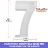 3FT Mosaic Balloon Frame Number 7 Pre-Cut Kit Foam Board DIY Craft Kit for Birthday Decoration view 4