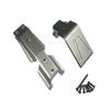Aluminium Alloy Front Chassis Skid Plate fits Traxxas 1/10 New EREVO 2.0 E REVO - Silver view 1