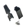 Aluminium Alloy Front Chassis Skid Plate fits Traxxas 1/10 New EREVO 2.0 E REVO - Black view 1