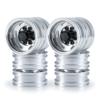 RC-Hub 4pcs Aluminum Rear Wheels Rims for 1/14 Tamiya Truck Climbing Tractor Trailer RC Car view 1