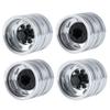 RC-Hub 4pcs Aluminum Rear Wheels Rims for 1/14 Tamiya Truck Climbing Tractor Trailer RC Car view 2