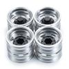 RC-Hub 4pcs Aluminum Rear Wheels Rims for 1/14 Tamiya Truck Climbing Tractor Trailer RC Car view 3
