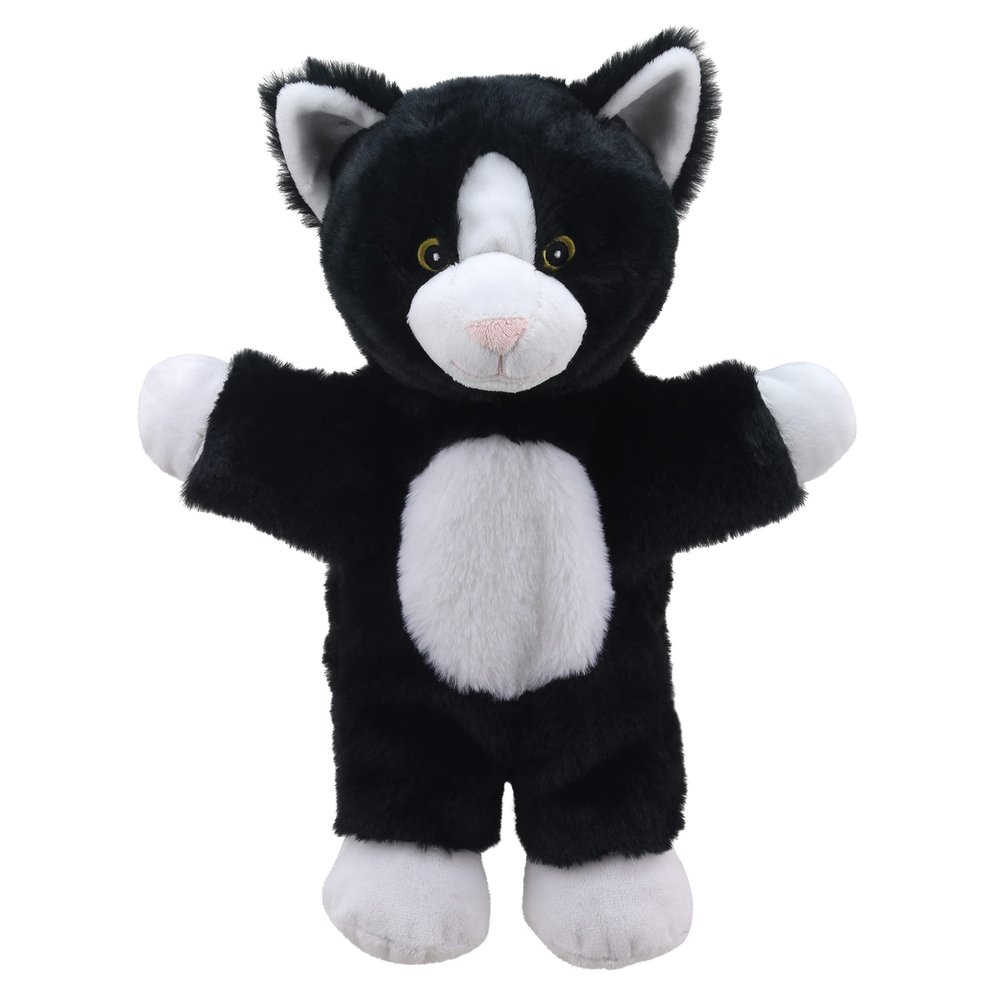The Puppet Company Cat - Black and White - Walking ECO Puppets