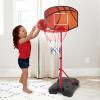 Kids Basketball Hoop for 1 2 3 4 5 6 Year Old Stand Adjustable Height 3.5ft-5.3ft Toddler Boy Basketball Hoop Indoor Mini Basketball Hoops Goal Ball Games Toys for Girl Boy Age 1-3 2-4 3-5 view 3