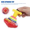Toyvian 9Pcs Light Up Spinning Tops Flashing Music Gyro LED Shining Toys Colorful Flash Light Spinning Tops Party Supplies for Kids view 3