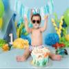 LINLULU The Big One Birthday Crown for Baby Boys - 1st Hat, Beach Party Supplies, Surfs Up Decorations, Boys Outfit view 4