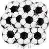 10 Pack 18 Inch Soccer Foil Balloons Football Helium Metallic Mylar Balloons for Birthday Party Sports Theme World Cup Party Decorations view 1