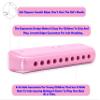 Crafteem Color Blues Harmonica, Key of C for Kids, Children, Toddler and Beginners,10 Hole 20 Tones Musical Instrument Toy Gift view 3