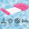 54.75" Neon Pink Inflatable Water Hammock Swimming Pool Lounger view 4
