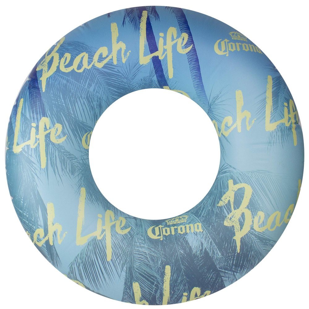 36" Inflatable Corona Beach Life Swimming Pool Tube Ring