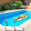 54.75" Neon Yellow Inflatable Water Hammock Swimming Pool Lounger view 3