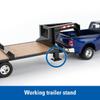 ERTL 1/32 Big Farm Ram 3500 Dually Quad Cab with Lowboy and New Holland L230 Skid Steer 47269 view 4
