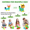 Hiwawind 40pcs Magnetic Blocks -Ideal Gifts for 3 4 5 6 Year Old,STEM Learning Toys for 3-5 Year Old Boys & Girls, Safe & Strong Building Blocks with ASMR Sounds,Classroom Must Haves view 2