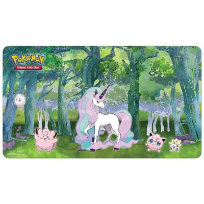 Ultra PRO - Gallery Series Enchanted Glade Playmat for Pokemon, Show Up to Battle in Style Against Friends and Enemies and Play Your Best Cards On a Vibrant Full-Color Playmat