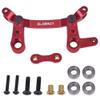 GLOBACT Aluminum Alloy Steering Bellcrank and Steering Link, with Ball Bearing Upgrade Parts Set for 1/10 Arrma Senton 4X4 Granite 4X4 Typhon 4X4 Kraton 4X4 Big Rock 4X4 Replaces AR340132 (Red) view 1