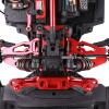 Aimrock Aluminum Front Lower Suspension A Arms w/Pivot Balls Upgrades Parts for 1/8 Typhon 1/7 Felony Infraction Limitless 6S BLX RC Buggy Car (Blue) view 3