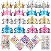 Bettoor 23 Packs Foam Princess Crowns and Tiaras for Birthday Party Favors Hats, DIY Prince Crown Kit Paper Tiara with 7pcs Crystal Diamond Sticker view 1