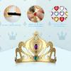 Bettoor 23 Packs Foam Princess Crowns and Tiaras for Birthday Party Favors Hats, DIY Prince Crown Kit Paper Tiara with 7pcs Crystal Diamond Sticker view 3