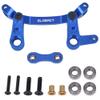 GLOBACT Aluminum Alloy Steering Bellcrank and Steering Link, with Ball Bearing Upgrade Parts Set for 1/10 Arrma Senton 4X4 Granite 4X4 Typhon 4X4 Kraton 4X4 Big Rock 4X4 Replaces AR340132 (Blue) view 1