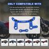 GLOBACT Aluminum Alloy Steering Bellcrank and Steering Link, with Ball Bearing Upgrade Parts Set for 1/10 Arrma Senton 4X4 Granite 4X4 Typhon 4X4 Kraton 4X4 Big Rock 4X4 Replaces AR340132 (Blue) view 2