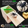 GIIOASA Spider Prank Big BoxWooden Surprise BoxSpider Money Surprise in a Box,Handmade Fun Practical Surprise Joke Boxes,Prank Stuff view 3
