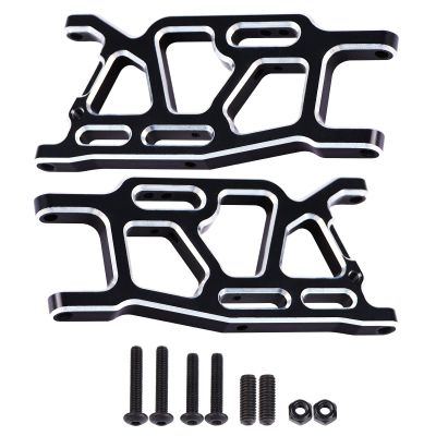 AIMROCK Aluminum Rear Lower Suspension A Arms Upgrades AR330192 for 1/8 Typhon 1/7 Felony Infraction Limitless 6S BLX RC Buggy Car (Black)