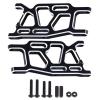 AIMROCK Aluminum Rear Lower Suspension A Arms Upgrades AR330192 for 1/8 Typhon 1/7 Felony Infraction Limitless 6S BLX RC Buggy Car (Black) view 1
