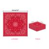 40Pcs Red Bandana Western Party Napkins 3 Ply Red bandanas Paisley Print Lunch Dinner Disposable Paper Napkin Set for Western Cowboy Birthday Party Supplies Tableware view 2