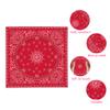 40Pcs Red Bandana Western Party Napkins 3 Ply Red bandanas Paisley Print Lunch Dinner Disposable Paper Napkin Set for Western Cowboy Birthday Party Supplies Tableware view 3