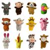 12 Pack Easter Eggs Filled with Animal Finger Puppets, Easter Basket Stuffers Surprise Easter Gifts Prefilled Mini Finger Plush Toys Hunt Party Favors for Kids view 2