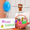 12 Pack Easter Eggs Filled with Animal Finger Puppets, Easter Basket Stuffers Surprise Easter Gifts Prefilled Mini Finger Plush Toys Hunt Party Favors for Kids view 4